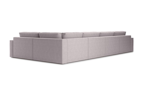 Диван п-образный тик-так Монарх бежевый